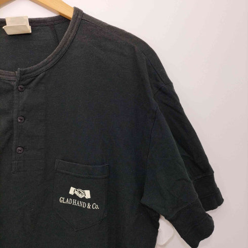 グラッドハンド GLADHAND ヘンリーネックシャツ メンズ XL