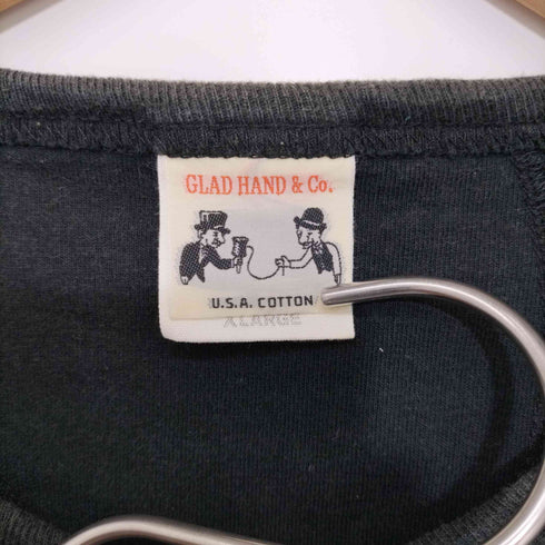 グラッドハンド GLADHAND ヘンリーネックシャツ メンズ XL