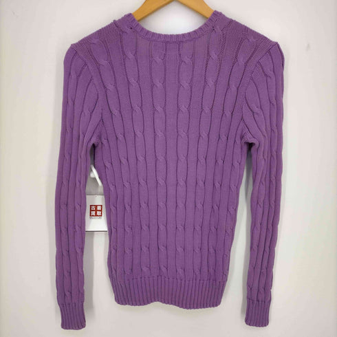 ポロラルフローレン POLO RALPH LAUREN PIMA COTTON Vネック コットンニット レディース import:S