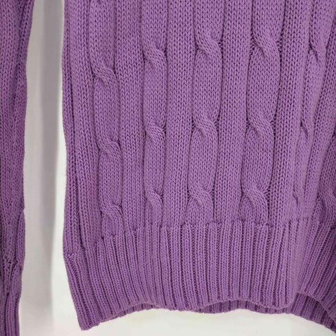 ポロラルフローレン POLO RALPH LAUREN PIMA COTTON Vネック コットンニット レディース import:S
