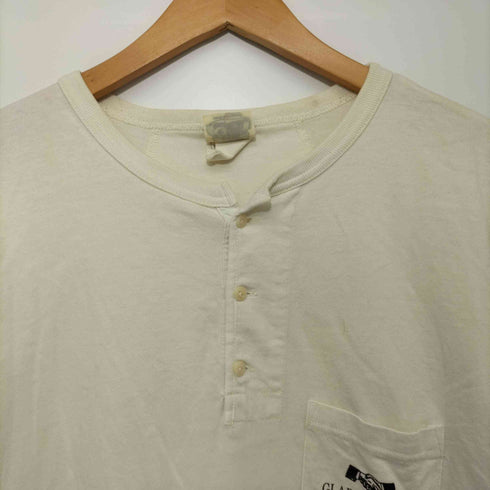 グラッドハンド GLADHAND 両面プリント ヘンリーネックシャツ メンズ import:XL