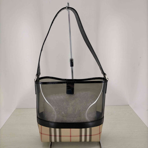 バーバリー BURBERRY ノヴァチェック クリアハンドバッグ レディース