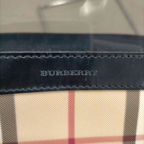 バーバリー BURBERRY ノヴァチェック クリアハンドバッグ レディース