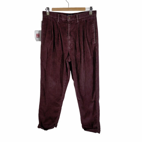ドッカーズ DOCKERS 00's 2タック 太畝 コーデュロイテーパードパンツ メンズ 32/30