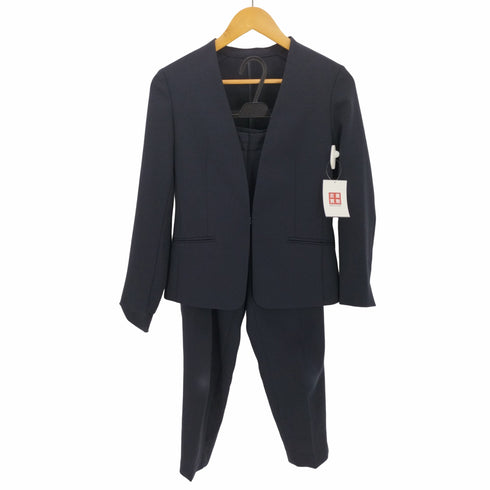 プラステ PLST 19SS ストレッチツイルカラーレスジャケット セットアップ レディース S