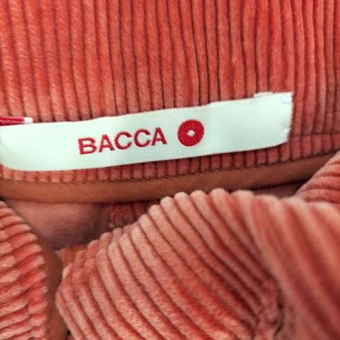 バッカ BACCA スーピマコットンコーデュロイ ハイウエストワイドパンツ レディース JPN:36