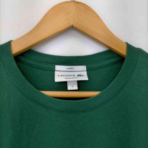 ラコステ LACOSTE レギュラーフィット トリプルワニロゴパッチTシャツ メンズ M