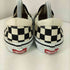 バンズ VANS V98CLA SLIP ON BLK/WHT CHECK レディース JPN:22.5