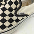 バンズ VANS V98CLA SLIP ON BLK/WHT CHECK レディース JPN:22.5