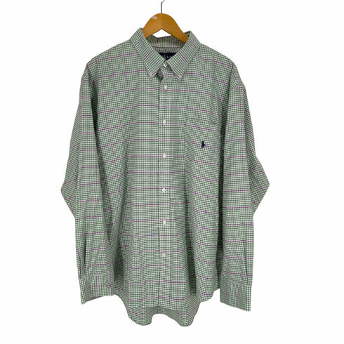 ラルフローレン RALPH LAUREN 90s BLAKE ギンガムチェックL/S シャツ メンズ JPN:XL