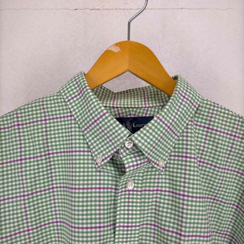 ラルフローレン RALPH LAUREN 90s BLAKE ギンガムチェックL/S シャツ メンズ JPN:XL