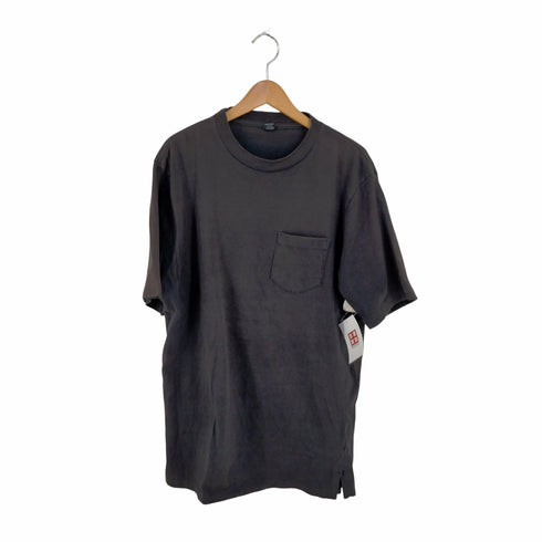 ランズエンド LANDS END USA製 シングルステッチ クールネックTシャツ メンズ JPN:L