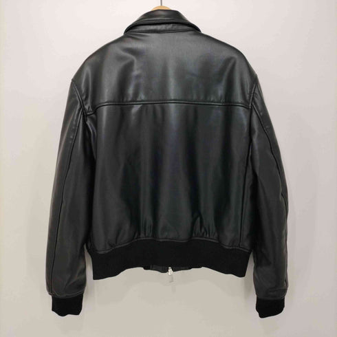 ザラ ZARA フェイクレザーボンバージャケット メンズ import:XL