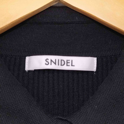 スナイデル snidel フリルカラードッキングリブニットプルオーバー レディース ONE SIZE
