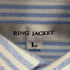 リングジャケット RING JACKET L/Sシアサッカーストライプシャツ メンズ JPN:L