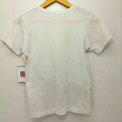 プレイコムデギャルソン PLAY COMME des GARCONS ロゴプリント ワッペン クルーネックTシャツ レディース JPN:S