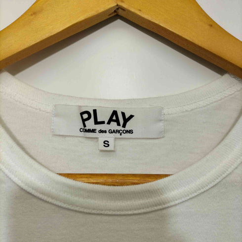 プレイコムデギャルソン PLAY COMME des GARCONS ロゴプリント ワッペン クルーネックTシャツ レディース JPN:S
