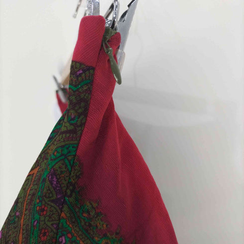 ケンゾーパリス KENZO PARIS ペイズリー柄リネンフレアスカート レディース 40