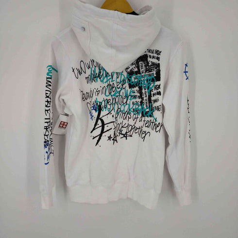 レフラー Leflah アートプリントパーカー メンズ import:M