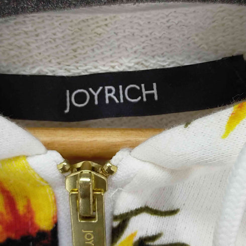 ジョイリッチ JOYRICH フラワーデザインジップパーカー メンズ import:L