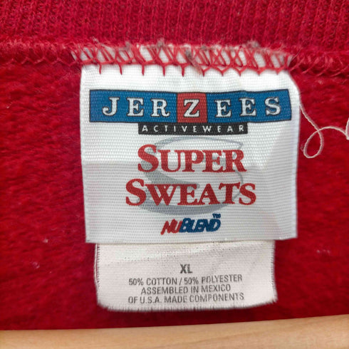 ジャージーズ JERZEES SUPER SWEATS ロゴ刺繍 L/S スウェット メンズ JPN:XL