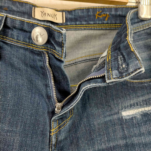 ヤヌーク YANUK デニムパンツ リラックスドスリム KAY レディース 24