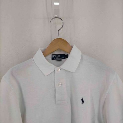ポロバイラルフローレン Polo by RALPH LAUREN USA製 ポニー刺繍 鹿の子ポロシャツ メンズ import:S