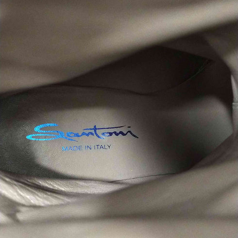 サントーニ santoni スエードロングヒールブーツ レディース JPN:36