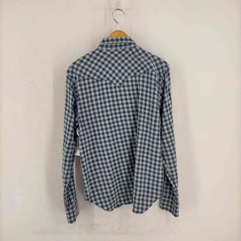 ポロジーンズカンパニーラルフローレン POLO JEANS COMPANY RALPH LAUREN SLIM FIT ギンガムチェック ウエスタンシャツ メンズ import:L