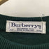 バーバリーズ BURBERRYS 90S 白タグ 英国製 MERINO WOOL エンブレム ロゴ 刺繍 ジャガード クルーネック ケーブル ニット セーター メンズ UK:42