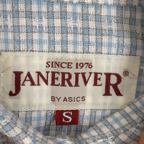 アシックス ASICS JANERIVER チェック柄 ボタンダウンシャツ レディース JPN:S