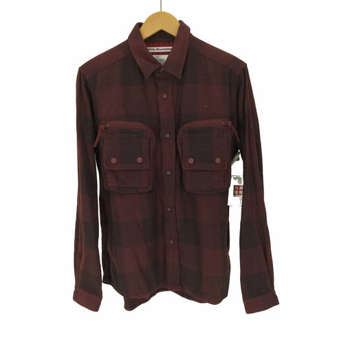 ホワイトマウンテニアリング WHITE MOUNTAINEERING 18AW HERRINGBONE BIG CHECK FLANNEL SHIRT WITH ZIPPED BIG CHEST POCKETS メンズ JPN:1