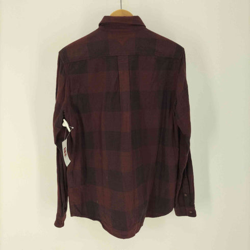 ホワイトマウンテニアリング WHITE MOUNTAINEERING 18AW HERRINGBONE BIG CHECK FLANNEL SHIRT WITH ZIPPED BIG CHEST POCKETS メンズ JPN:1