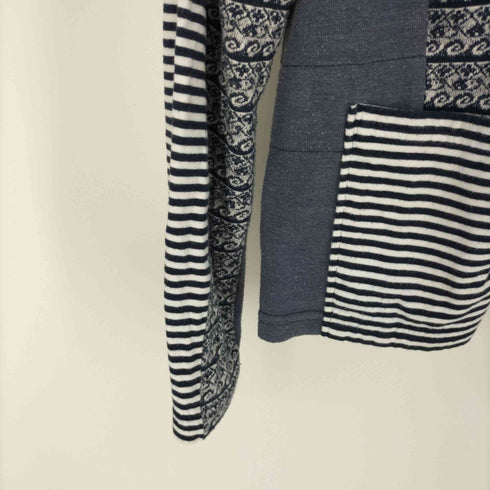 エンジニアードガーメンツ Engineered Garments USA製 クレイジー 切り替え コットン カーディガン メンズ JPN:S
