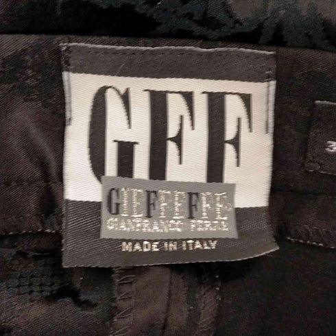 GIEFFEFFE GIANFRANCO FERRE イタリア製 フラワーテーパードパンツ レディース 38