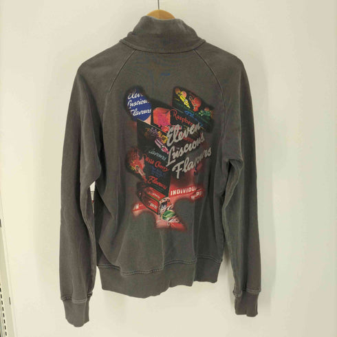 ヒューゴボス HUGO BOSS 異素材 切り替え ラグランスリーブ 止水ジップ スウェット トラックジャケット メンズ import:L