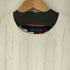 トミーヒルフィガー TOMMY HILFIGER 胸元ロゴ コットンケーブルニット メンズ JPN:M