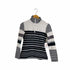 ラバンスポーツ LANVIN SPORT ボーダー柄 ハイネック ハーフジッププルオーバー レディース JPN:38