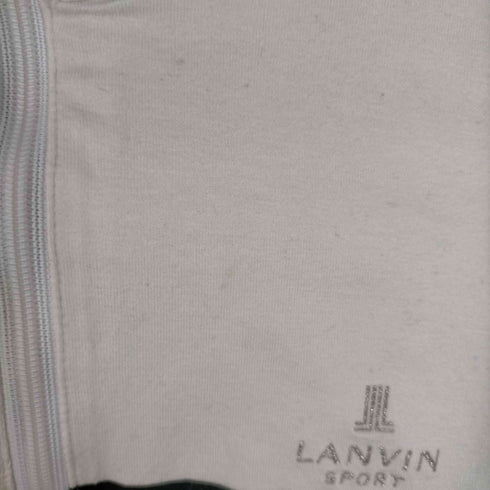 ラバンスポーツ LANVIN SPORT ボーダー柄 ハイネック ハーフジッププルオーバー レディース JPN:38