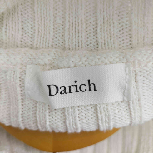 ダーリッチ Darich 23AW ショルダーオープンファスナーニット レディース FREE