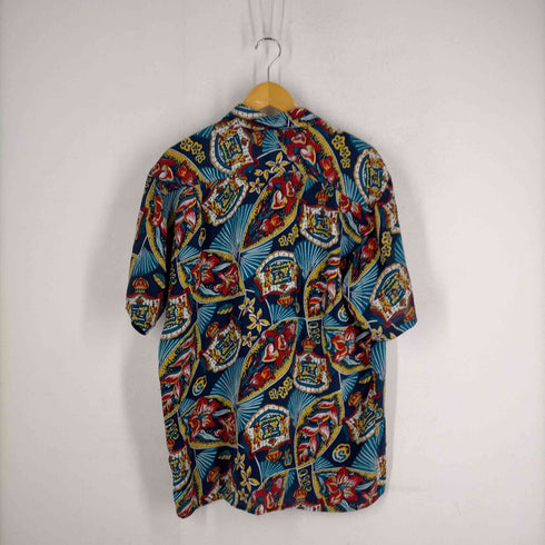 アヴァンティ・シルク AVANTI SILK シルク100% アロハシャツ メンズ import:L
