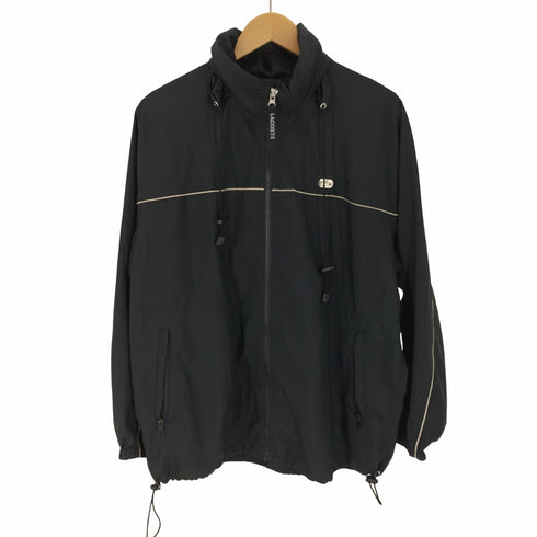 ラコステ LACOSTE メタルロゴ パイピング パッカブルフード ジップアップ ジャケット メンズ 3