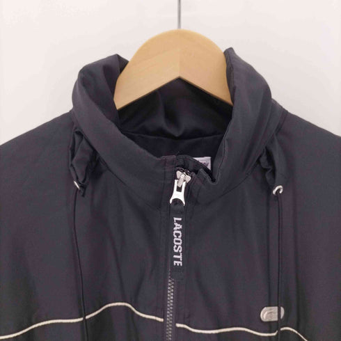 ラコステ LACOSTE メタルロゴ パイピング パッカブルフード ジップアップ ジャケット メンズ 3