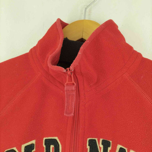 オールドネイビー OLD NAVY フロントロゴワッペン ハイネックハーフジップ フリースジャケット メンズ import:M