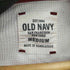 オールドネイビー OLD NAVY フロントロゴワッペン ハイネックハーフジップ フリースジャケット メンズ import:M