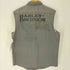 ハーレーダヴィットソン HARLEY DAVIDSON 背面 刺繍 両面プリント スリーブ カットオフ ノースリーブ ジャケット メンズ import:L
