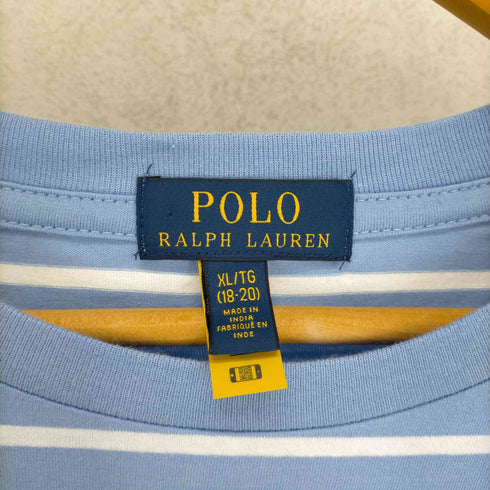 ポロラルフローレン POLO RALPH LAUREN ボーダー柄ビッグポニー刺繍クルーネックTシャツ メンズ JPN:XL