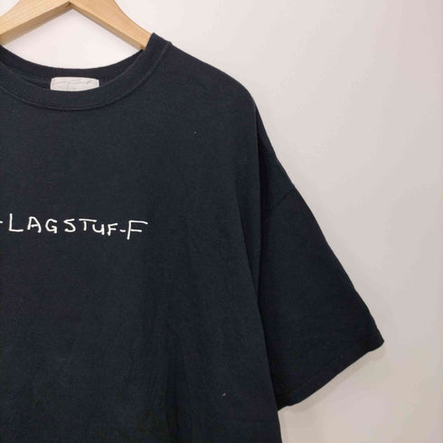 フラッグスタフ FLAGSTUFF ×LarryClark フロントロゴクルーネック半袖Tシャツ メンズ XXL