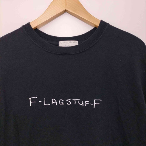 フラッグスタフ FLAGSTUFF ×LarryClark フロントロゴクルーネック半袖Tシャツ メンズ XXL