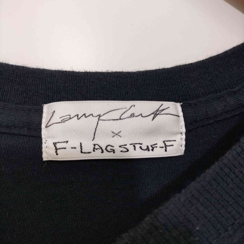 フラッグスタフ FLAGSTUFF ×LarryClark フロントロゴクルーネック半袖Tシャツ メンズ XXL